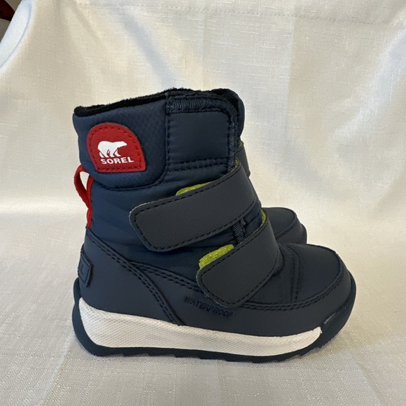 Sorel Unisex Toddler Navy Whitney II Waterproof Insulated Boot Shoes Size 6 - Picture 2 of 9